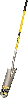 Truper 31286 Tru Pro 48-Inch 16-Inch Drain Spade, Fiberglass Handle, 10-Inch Grip