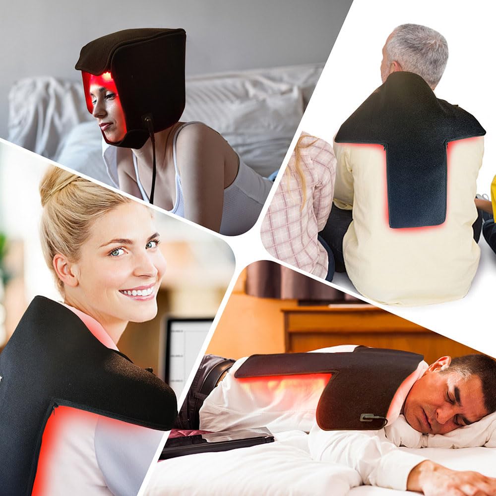 Cappello per Terapia con Luce Rossa a LED, Dispositivo, 215 LED, Berretto per la Crescita dei Capelli con Laser Rosso, Berretto per la ricrescita Rapida dei Capelli, infrarossi VI