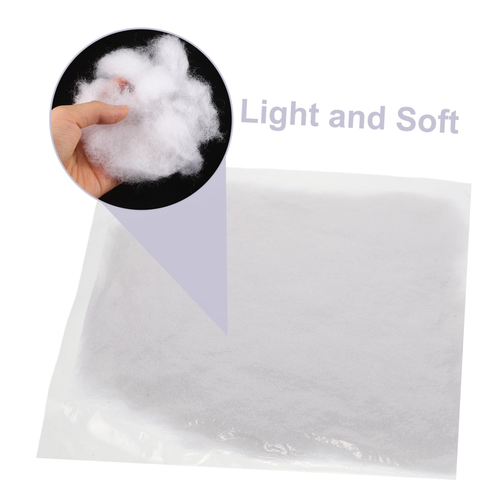 Relleno de Algodón 600g para Muñecos y Peluches DIY, Blanco