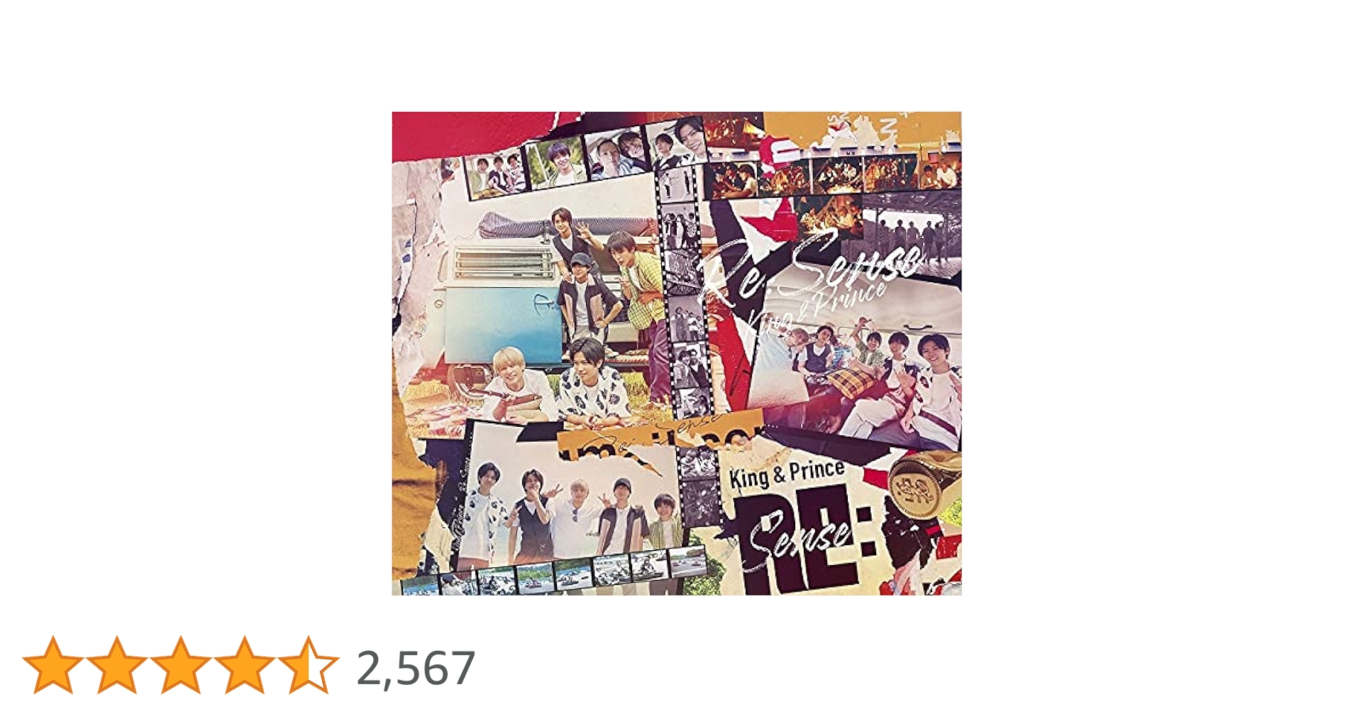 Amazon.co.jp: Re:Sense (初回限定盤A)(DVD付) - King & Prince