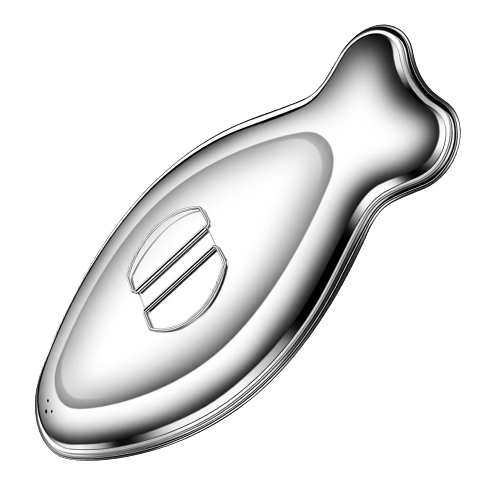 CHILDWEET Plato de Pescado Ovalado de Acero Inoxidable Plata | Ligero, Cocción sin Aceite, para Cenas Familiares y Ocasiones de Servicio en Fiestas