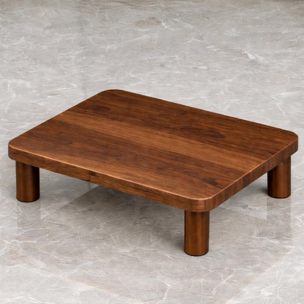 Wooden Step Stool for Adult, New Upgrade Stepping Tool, Portable High Riser Steps Platform with Anti-Slip Feet, 450 Lbs Capacity, Small Step Stools for Kitchen Bathroom Bedside-image-48