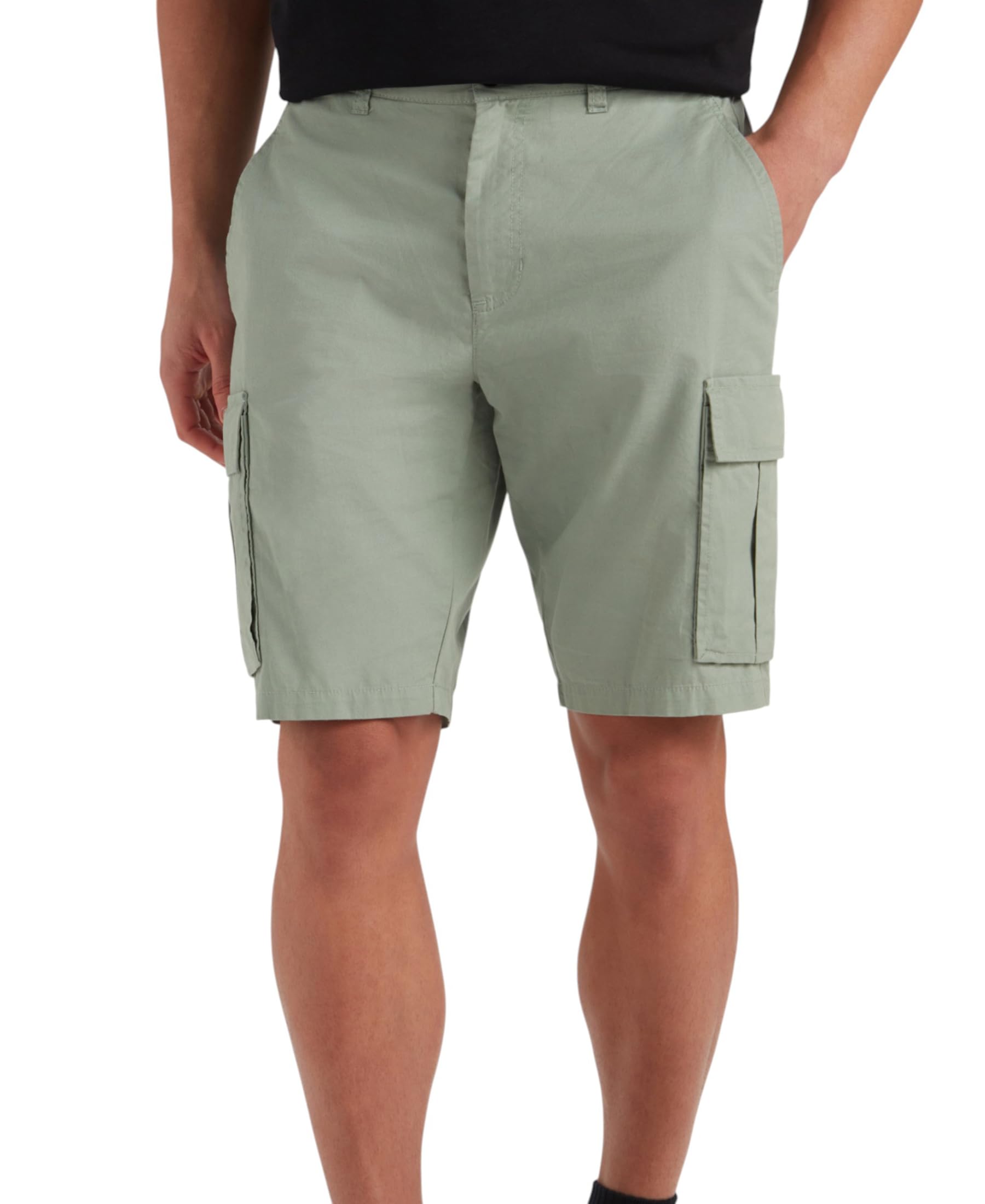 Jockey Groove MZ08 Men Super Combed Cotton Woven Straight Fit Cargo Shorts with Seven Pockets-image-35