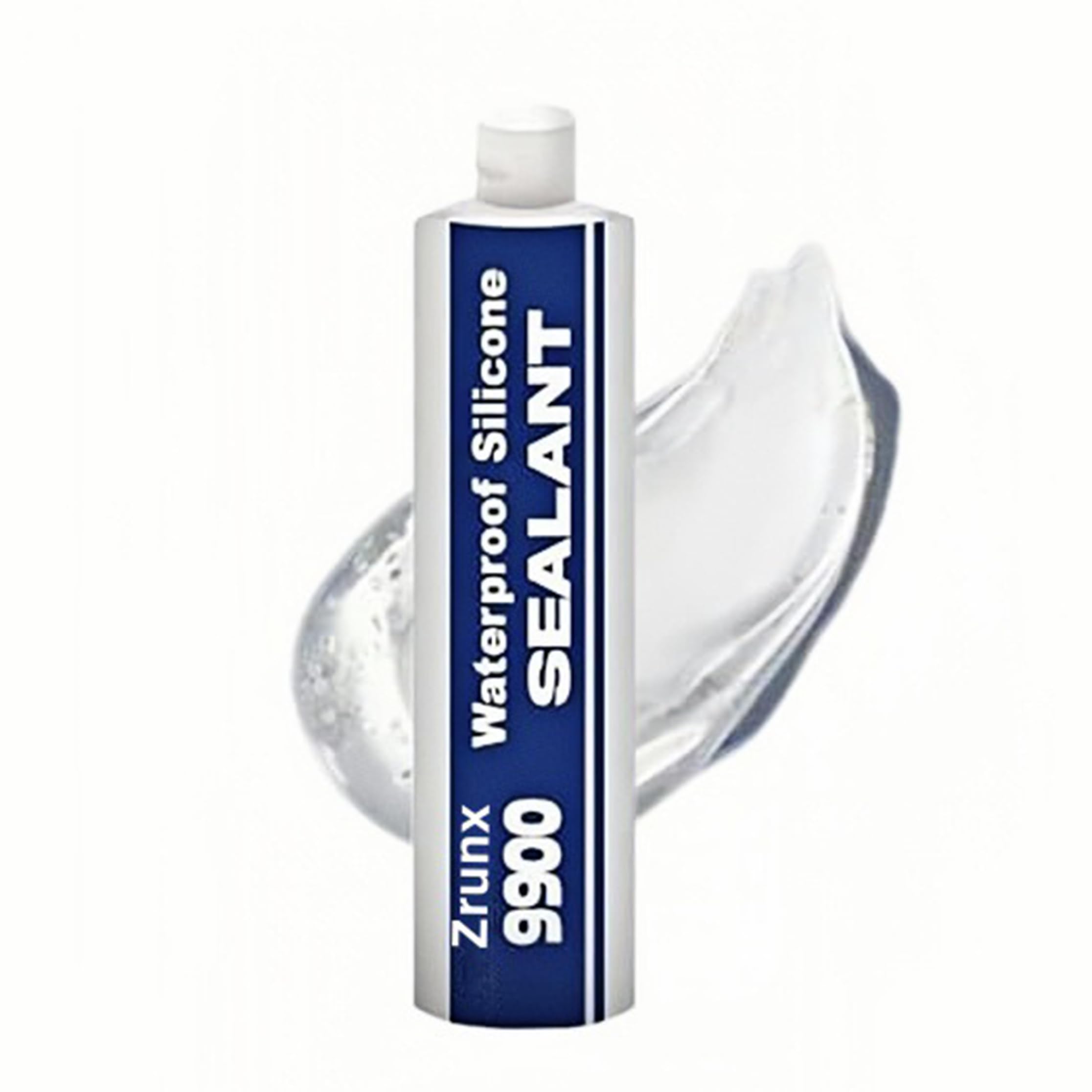 Bemonew White Silicon Waterproof Sealant 9900, Strong Waterproof Sealant 9900 Super Bonding Structural Weatherproof & User-Friendly Tool,