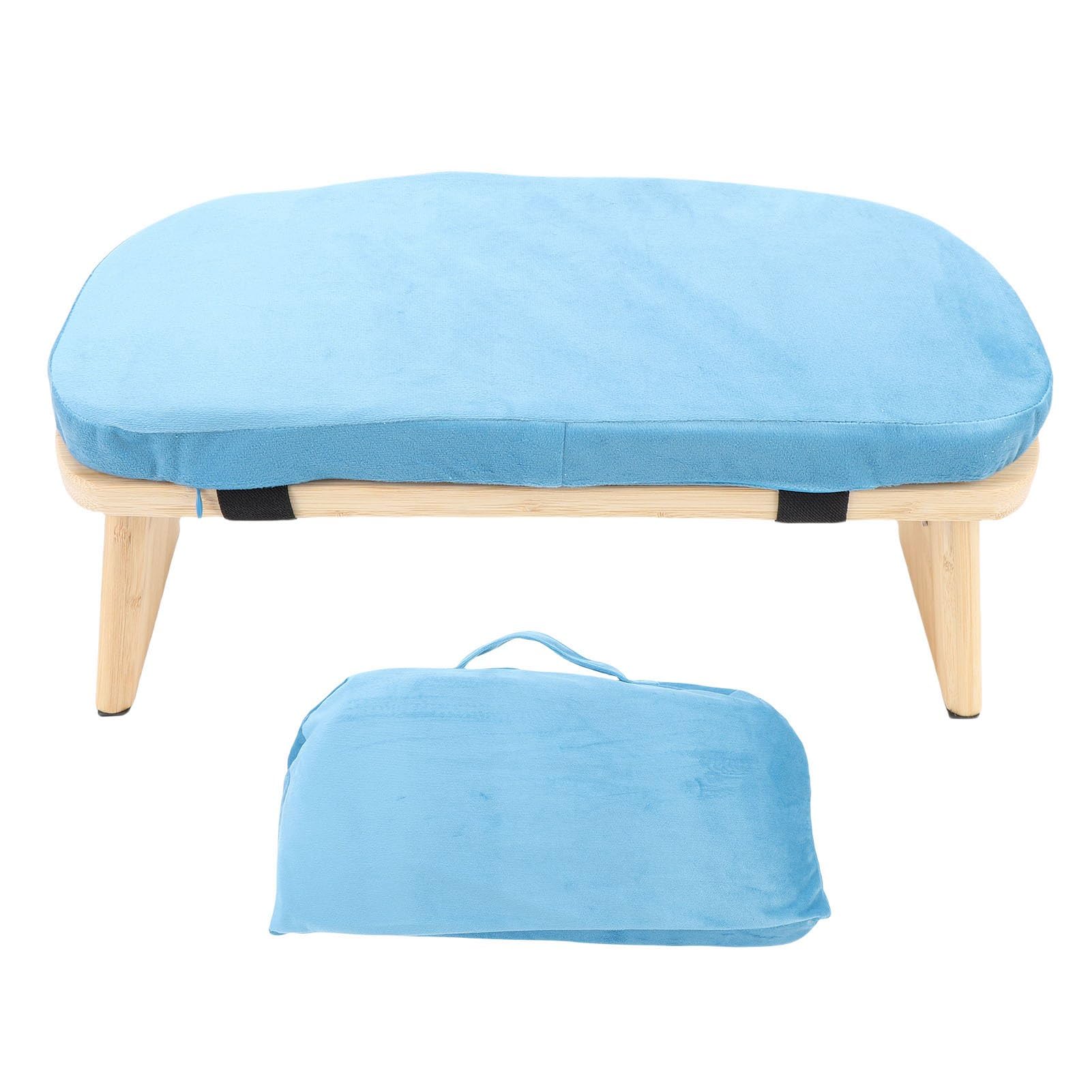 Banco de Meditación de Madera Taburete Ergonómico de Rodillas
