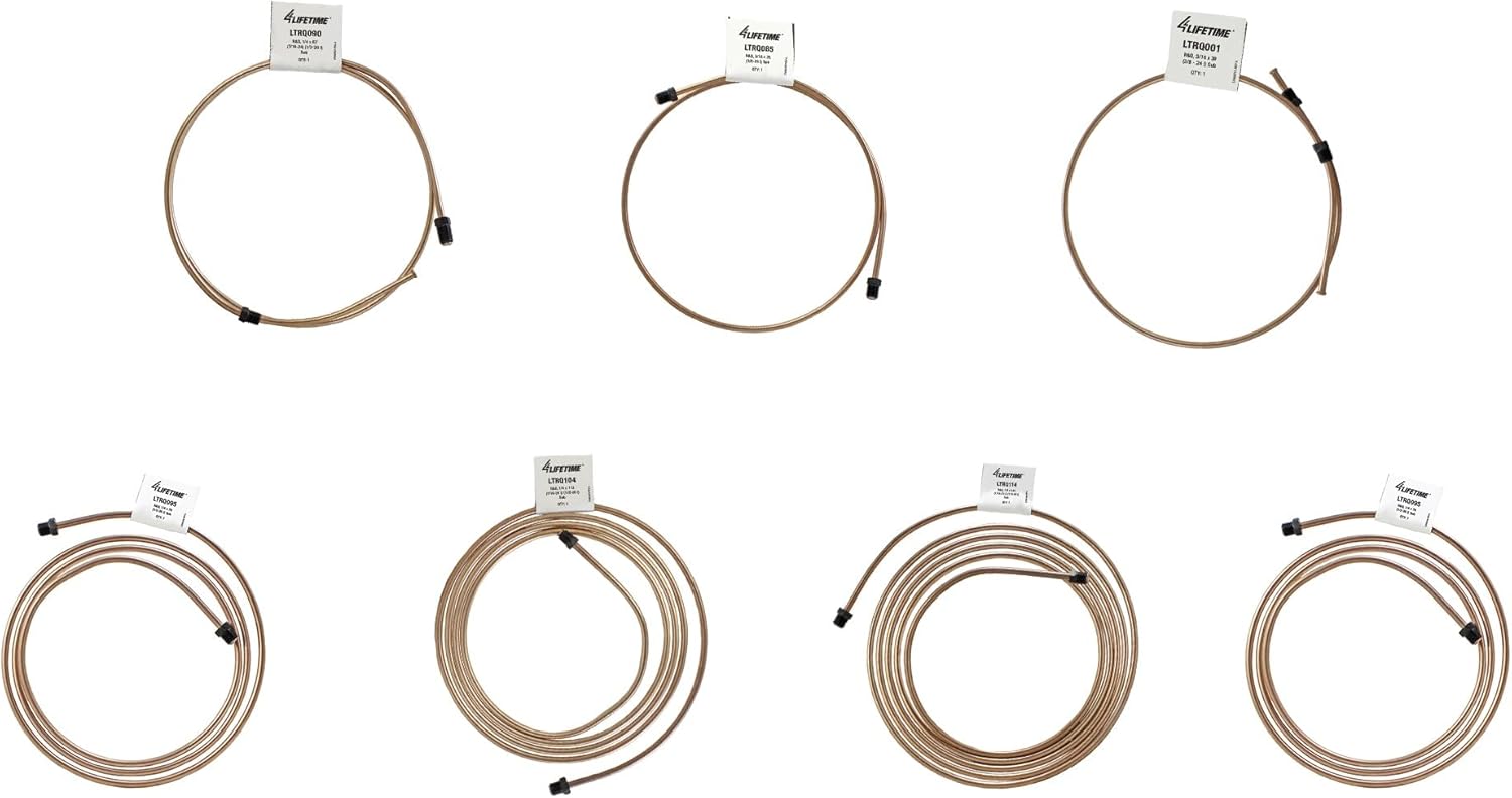4LIFETIME Copper Nickel Complete Brake Line Replacement Kit Compatible with 2000-2002 Chevrolet Tahoe/GMC Yukon/2002 Cadillac Escalade