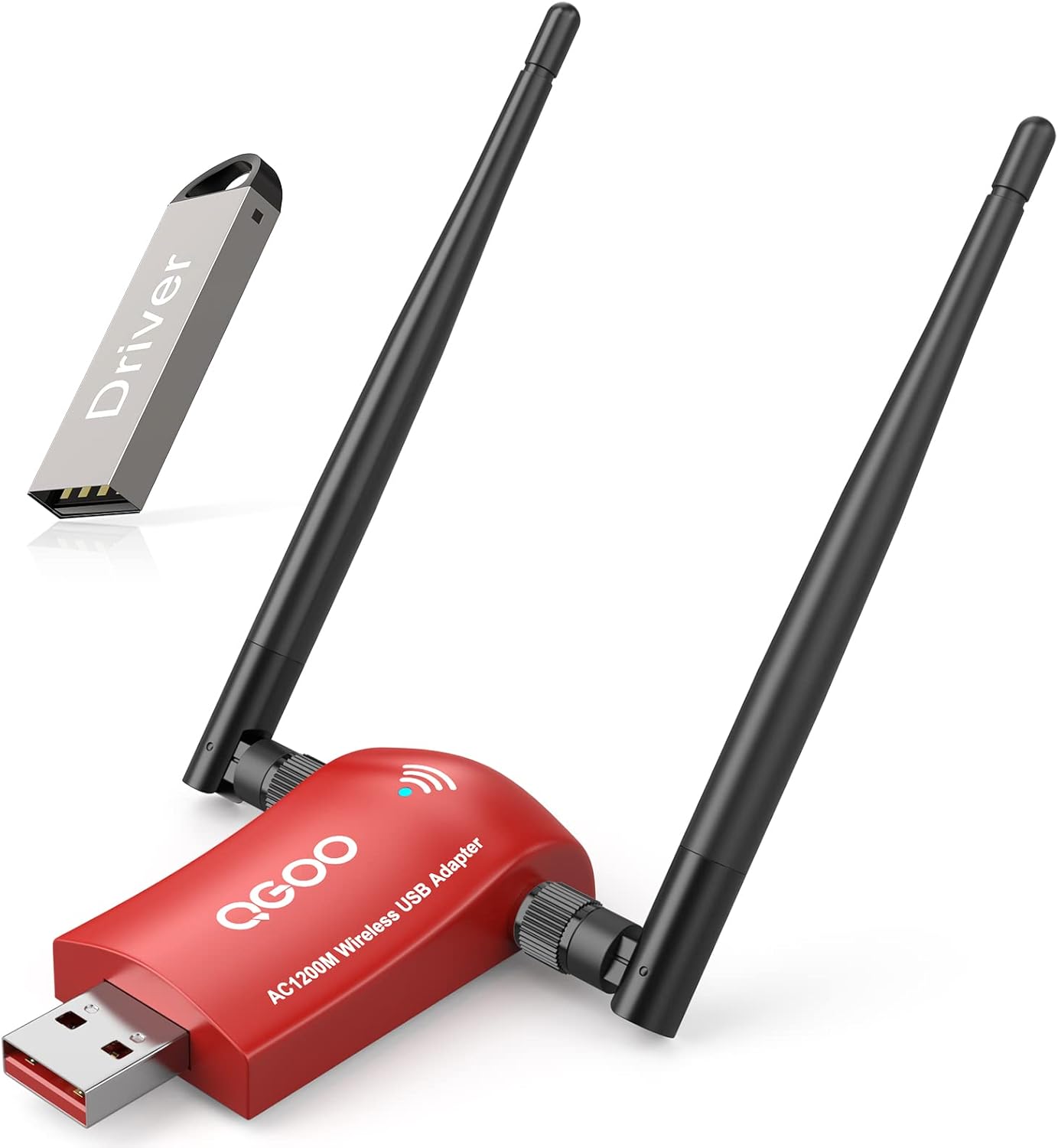 Wireless USB WiFi Adapter for PC, QGOO WiFi Adapter USB 3.0