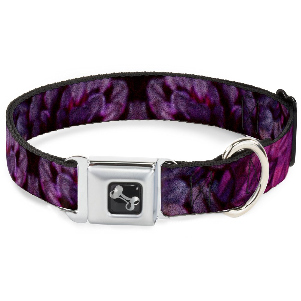 Collier de chien avec boucle de ceinture de sécurité pour balade grand chien floral rose