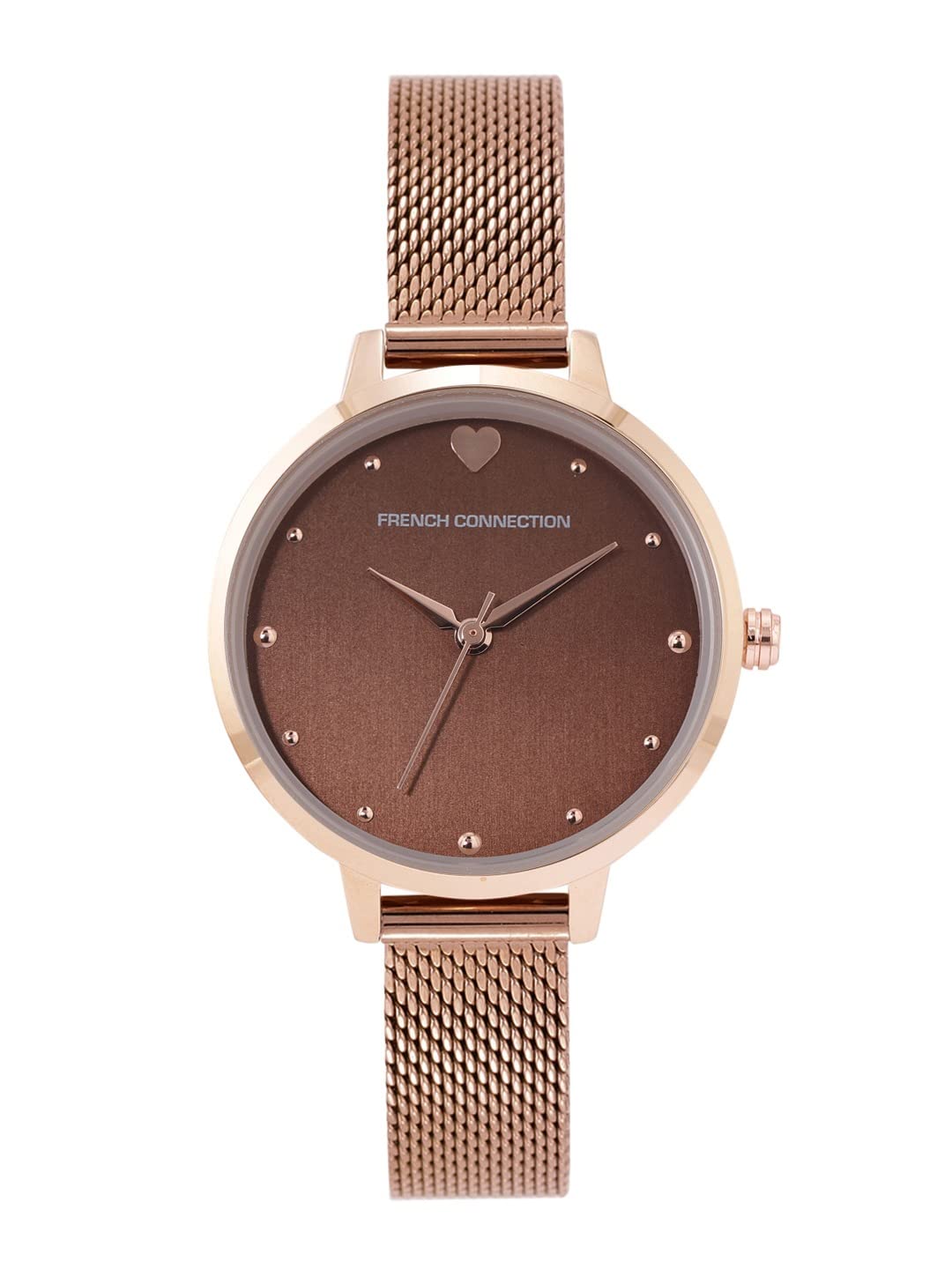 French Connection Analog Brown Dial Womens Stainless Steel Watch-Fcn00018D (B0B2JZ4N52) Amazon Price History, Amazon Price Tracker