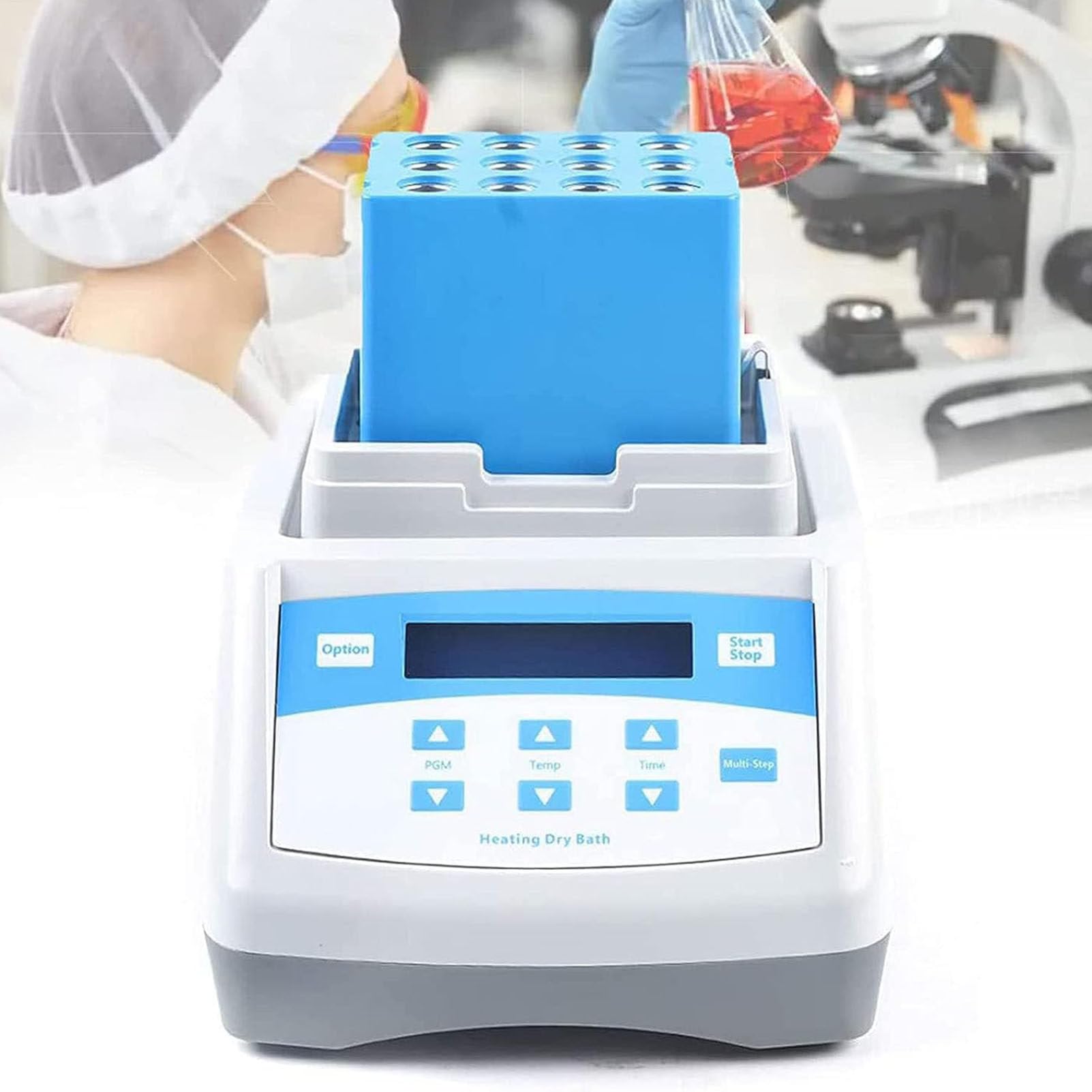 Macchina portatile per il riscaldamento del gel, strumento professionale per il riscaldamento del gel da banco per laboratorio, strumento per il riscaldamento del gel al plasma con display digitale,