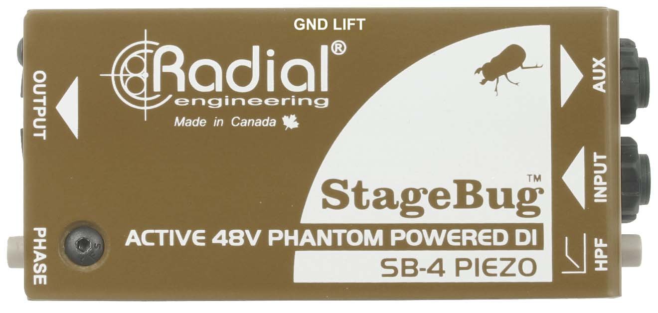 Amazon | Radial ラジアル ピエゾPU専用DIボックス StageBug SB-4
