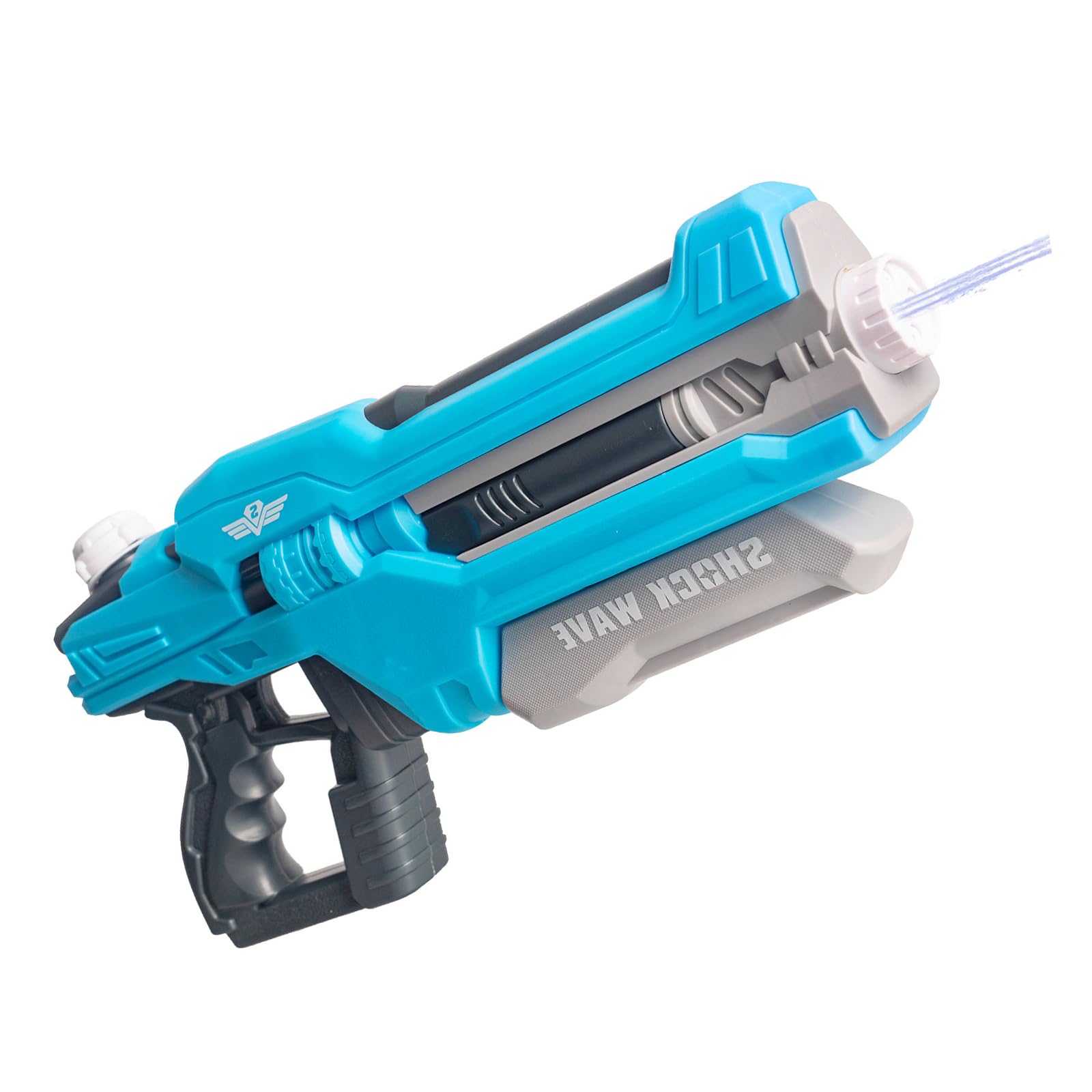 Water Gun Toy 1300cc Large Water Pistol for Kids Adults Bule 30-40ft Long Range Watergun Powerful Super Soaker Water Blaster Shooter, Summer Beach Pool Water Fight Squirter Toys for Boys