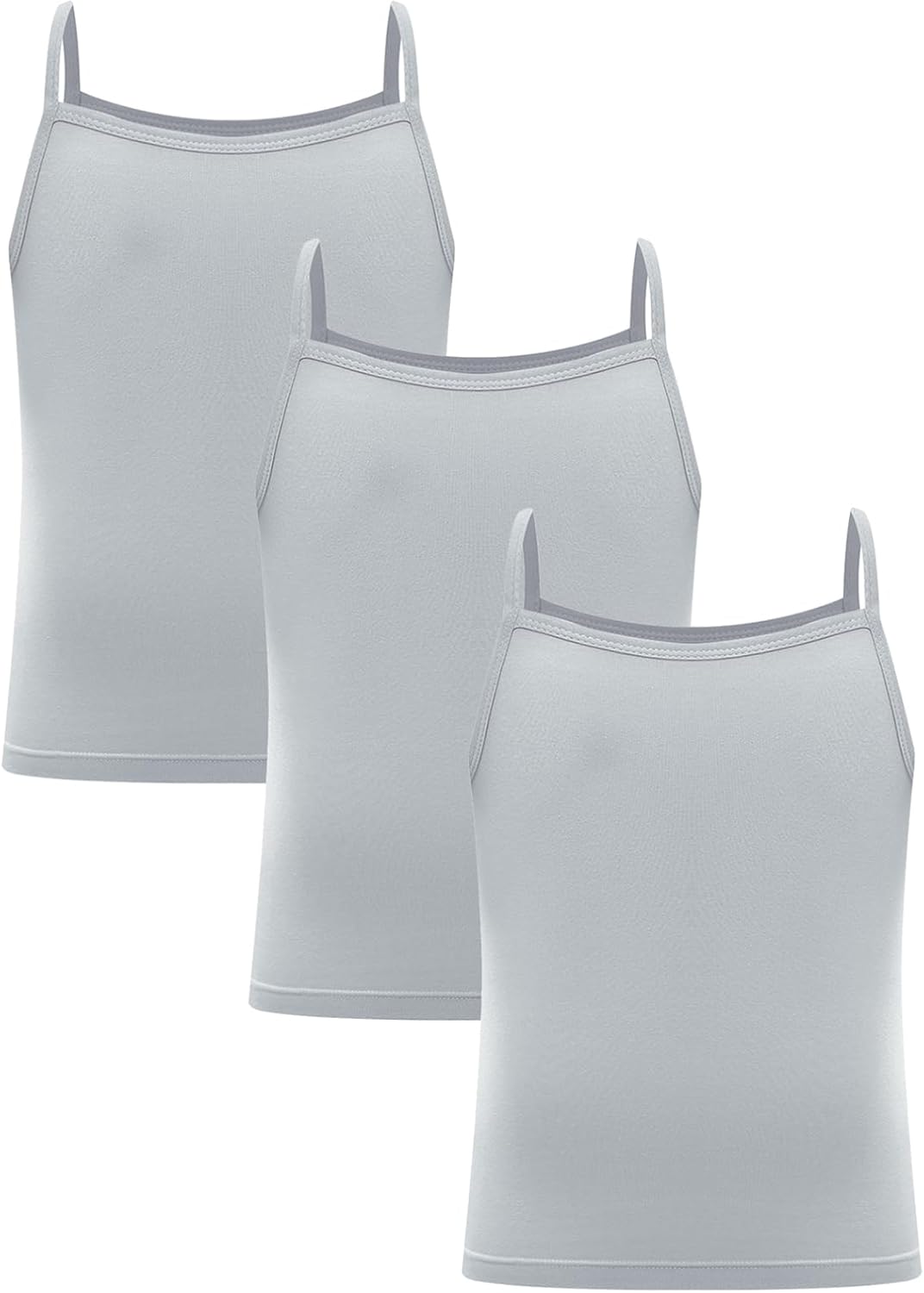 YiZYiF Sleeveless Cami Tanks for Girls Solid Color Camisole Cotton Vest Undershirts for Gymnastics Dancewear
