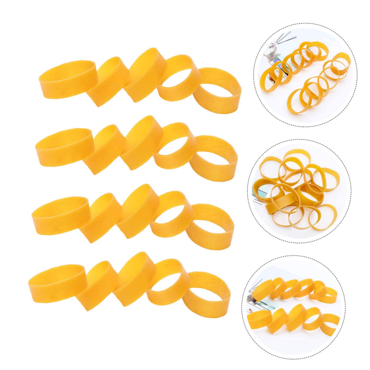 FOYTOKI Ski Brake Retainers 1 Set Widen Rubber Ring Retainer Band for Snowboard Sports
