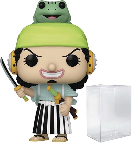 POP Anime: One Piece - Usohachi (Wano) Usopp Funko - Figura de vinilo (con funda protectora de caja compatible), multicolor, 3.75 pulgadas