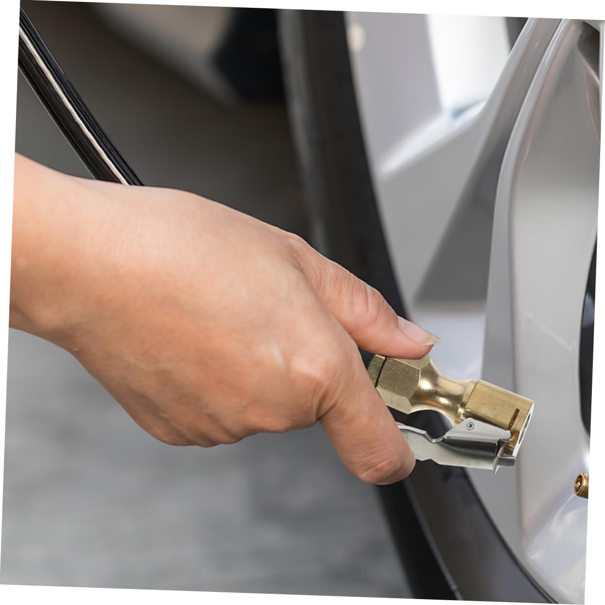 iplusmile 5stücke Tire Inflator Verlängerungsschlauch Robuster Adapter Für Reifenfüller Kompatibel Mit Meisten Reifenpumpen Für Auto Und Langlebig Und Tragbar