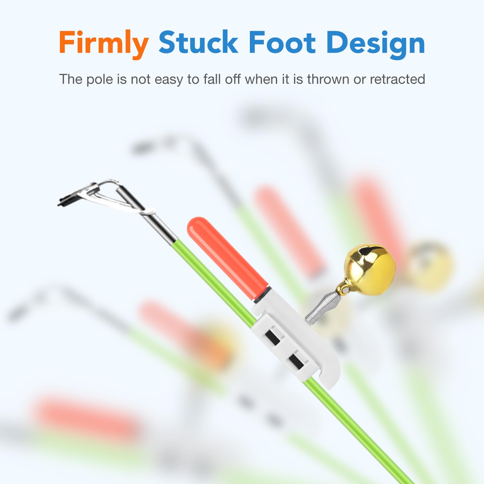 Mineup Campane di Allarme da Pesca, 6pcs Allarme Morso di Pesca Notturna, Luci di Allarme da Pesca, Accessorio per La Pesca Notturna, Indicatore di Abboccata A LED, Luce Notturna per Pesca