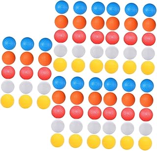 Toddmomy 180 Peças De Brinquedo De Golfe Novidade Bolas Ocas Bolas Personalizadas Bolas De Golfe Ocas Bolas De Espuma Bolas Ao Ar Livre Prática De Balanço Bolas De Golfe De Espuma