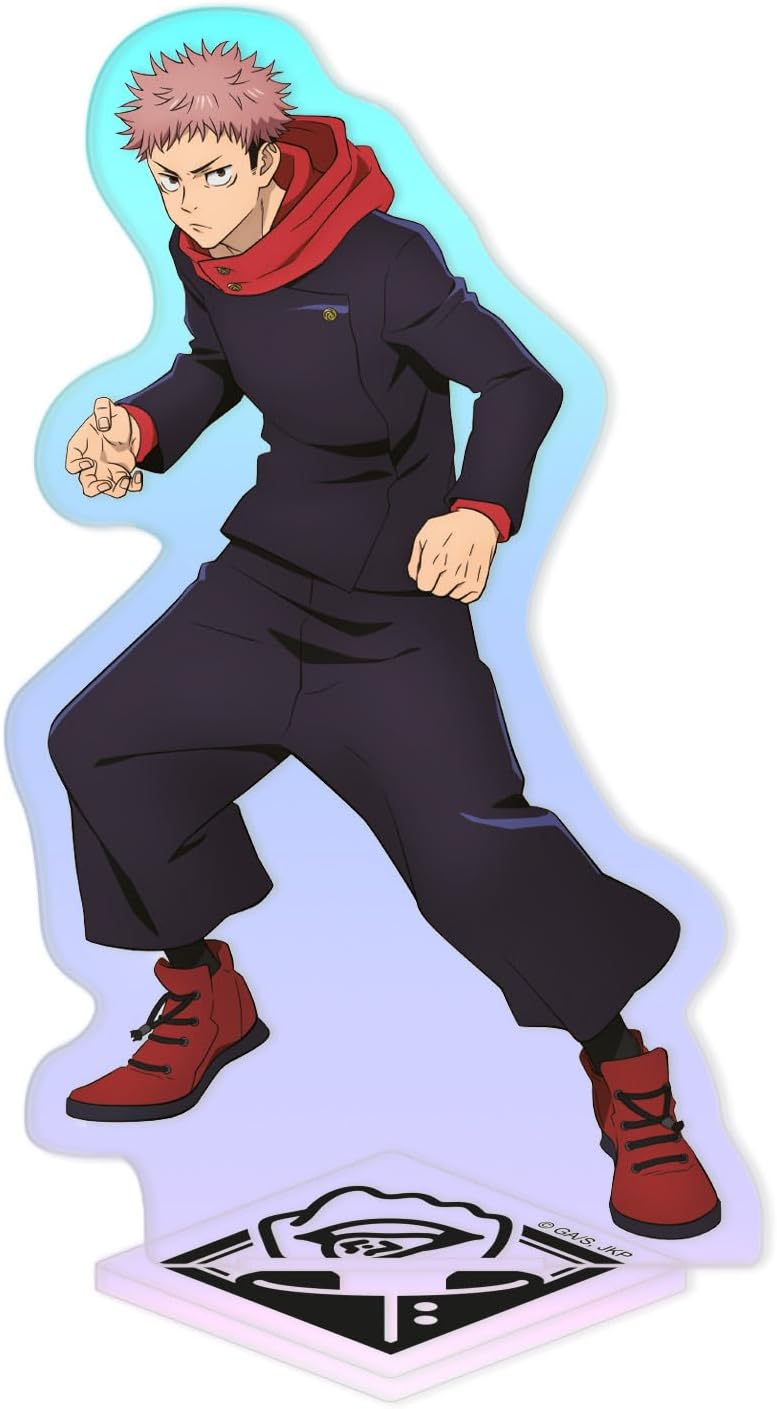 Crunchyroll - Jujutsu Kaisen: Itadori Acrylic Figure, Standy, 12 cm, Original & Licensed
