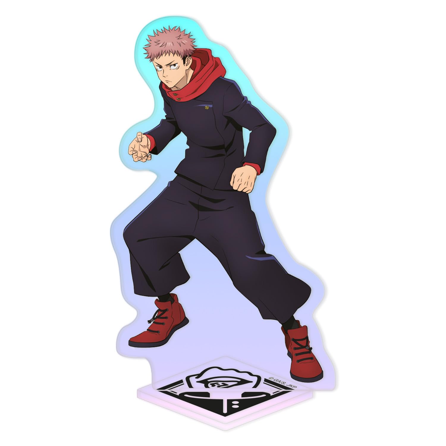 Crunchyroll - Jujutsu Kaisen: Itadori Acrylic Figure, Standy, 12 cm, Original & Licensed