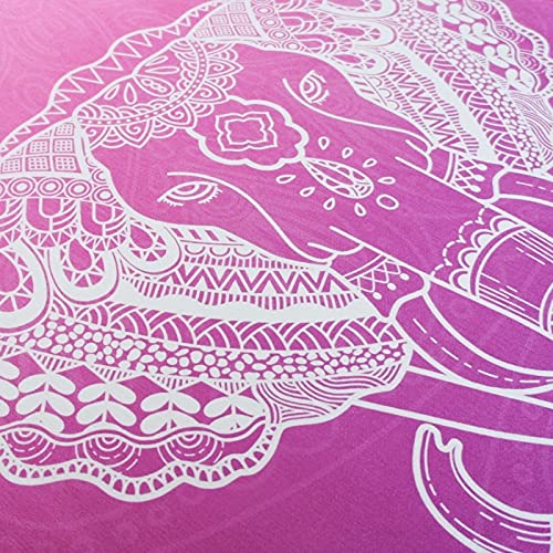 image for Patas Lague Luxury Yoga Towel with Corner Pockets Design,100% Absorben
