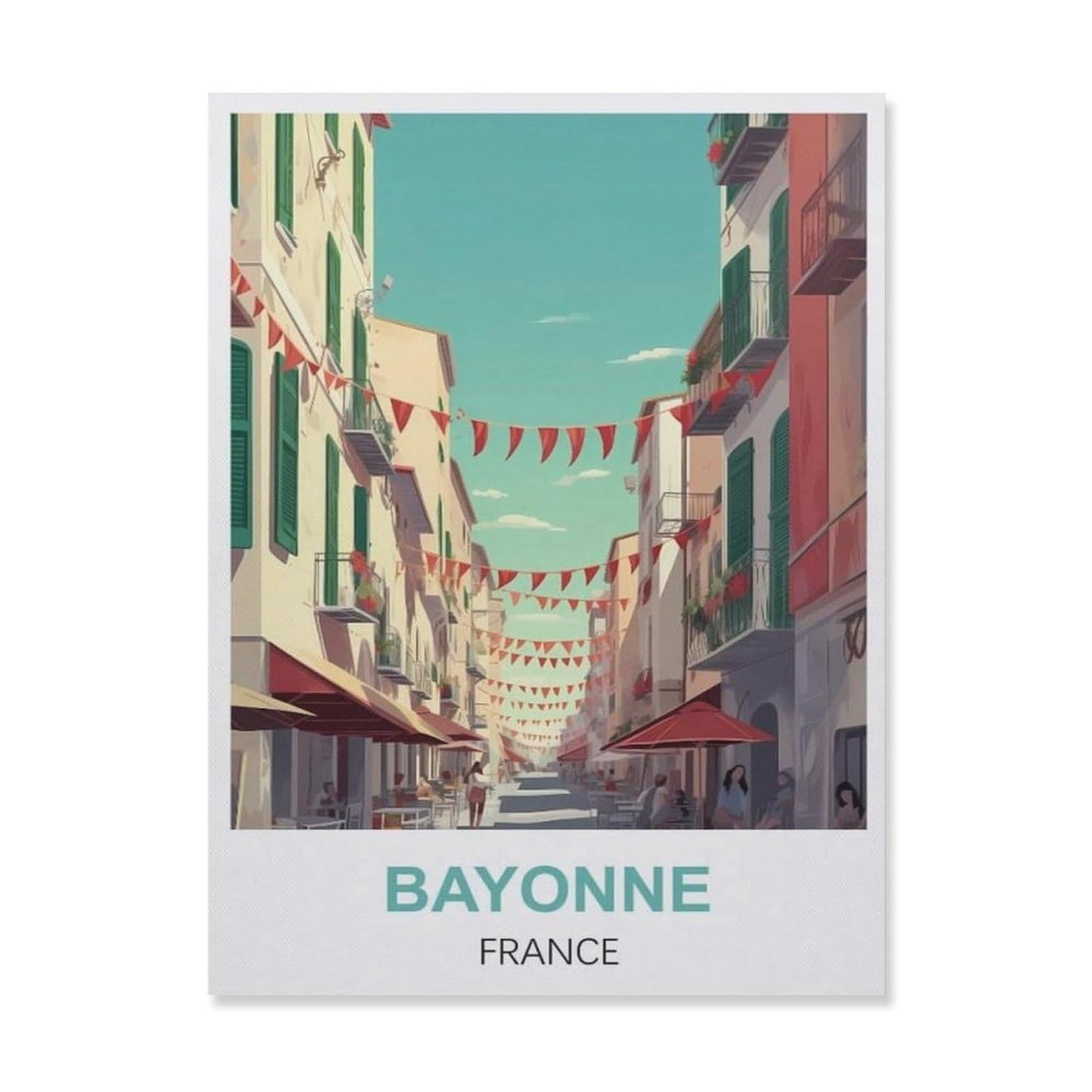 Tin Sign，Bayonne France(30x40cm）