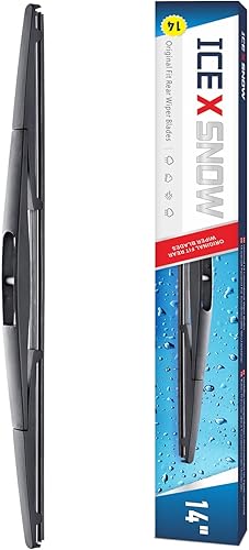 Limpiaparabrisas trasero de 14 pulgadas de repuesto para MDX 20-14, RDX 18-07, Fit 20-07, Pilot 20-16, FX35 12-08, QX70 17-14, Forester 22-06,
