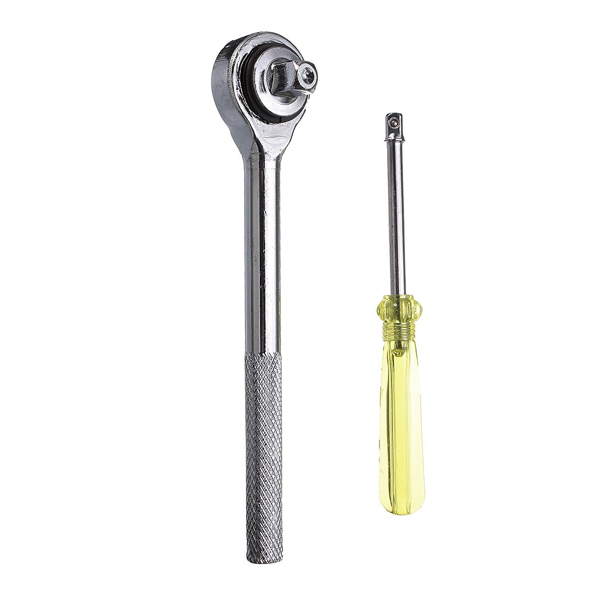 40Pcs 3/Pulgadas Y 1/4Inch Unidad De Juego De Herramientas Kit De Llave De Trinquete Barra De Extensión para La Motocicleta del Coche