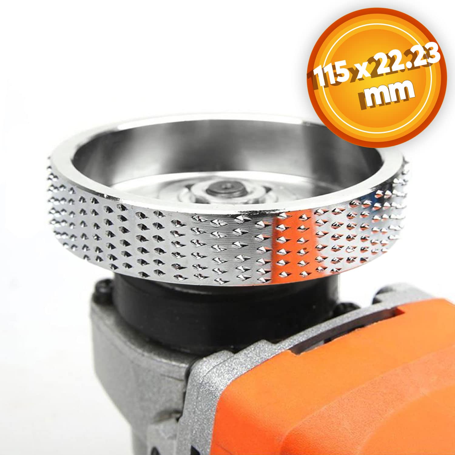 Badem10 Rodex Ahşap Taşlama Törpüleme Oyma Eğe Diski Ahşap Kesici 115 mm