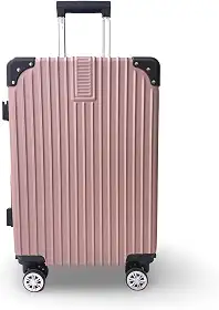 Mala de Viagem Padrão Bordo, 10kg, 4 Rodas Giratórias 360°, Rodinhas Duplas (ROSE)