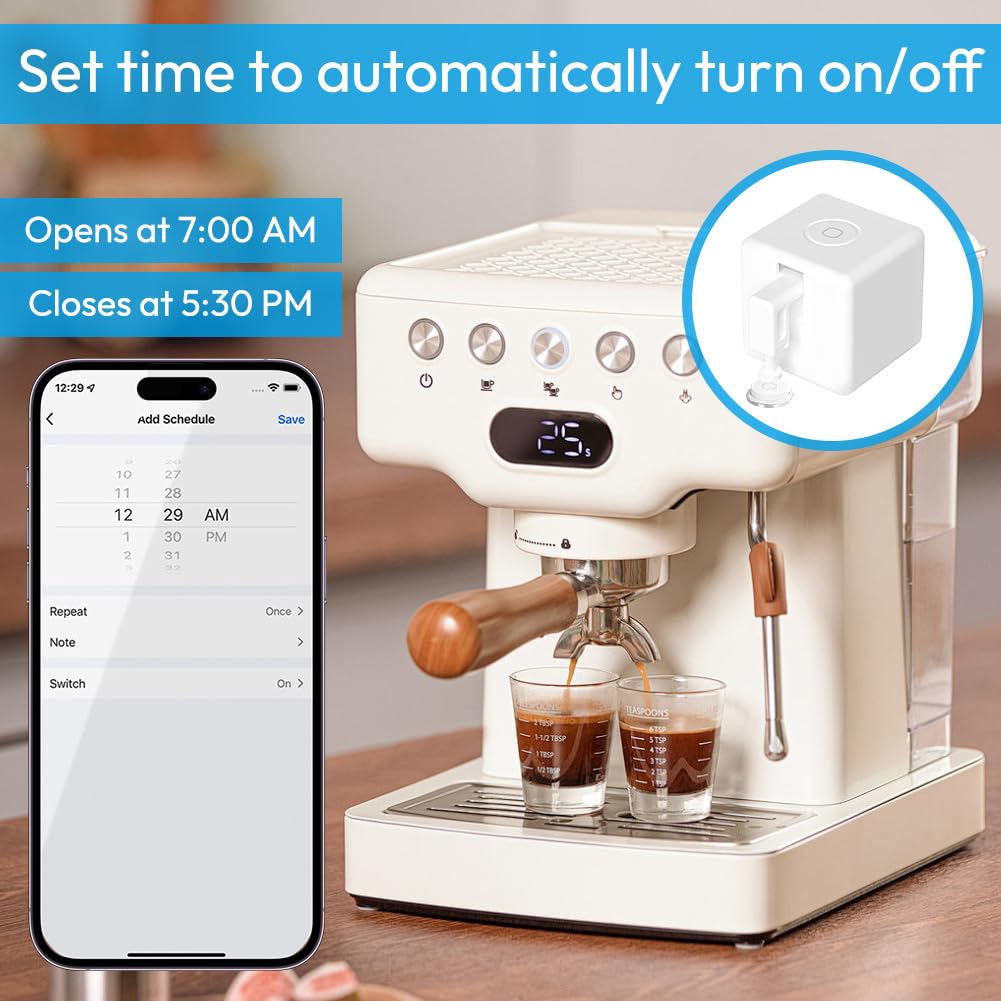 ZigBee Fingerbot Plus Smart Switch Bot - Interruptor inteligente con control táctil, temporizador, requiere puerta de enlace MOES