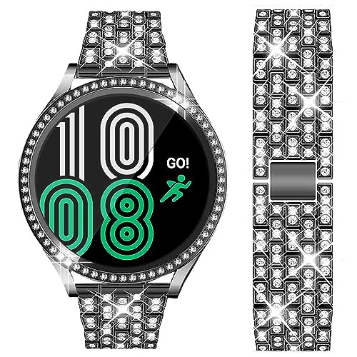 Coffret bracelet Galaxy Watch 5 diamant et coque écran, idée cadeau idéal pour femme