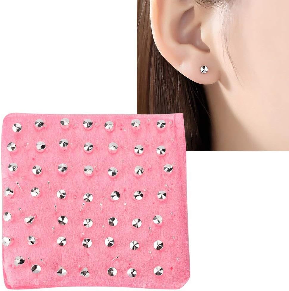 Silver Plated Silver Ear Piercing Stud For Unisex (92-Pieces)