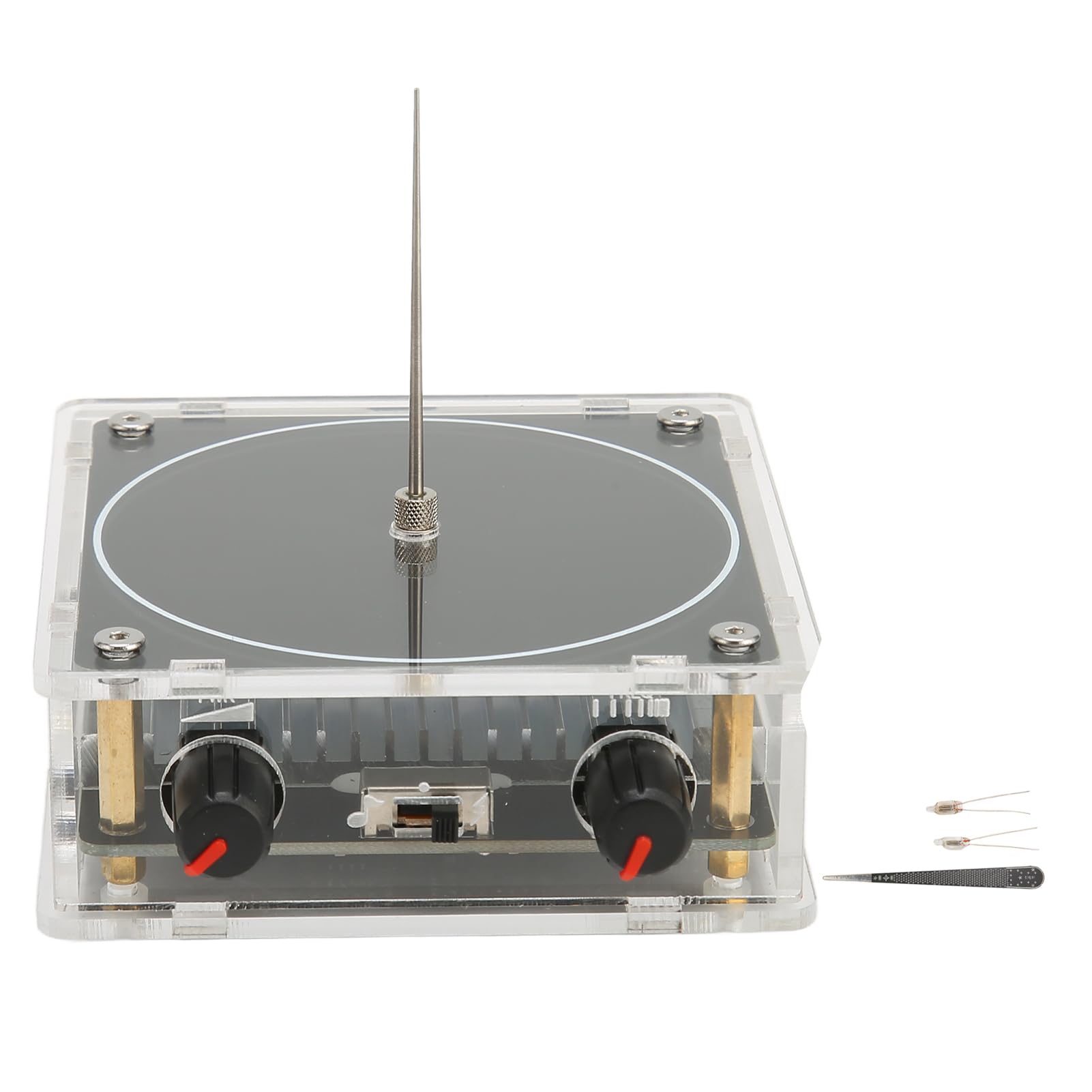 Bobina di Musicale, Kit di Bobina Musicale Bluetooth Al Plasma con Arco Scintilla Toccabile, Strumento di Esperimento Scientifico Modello di Trasmissione Wireless