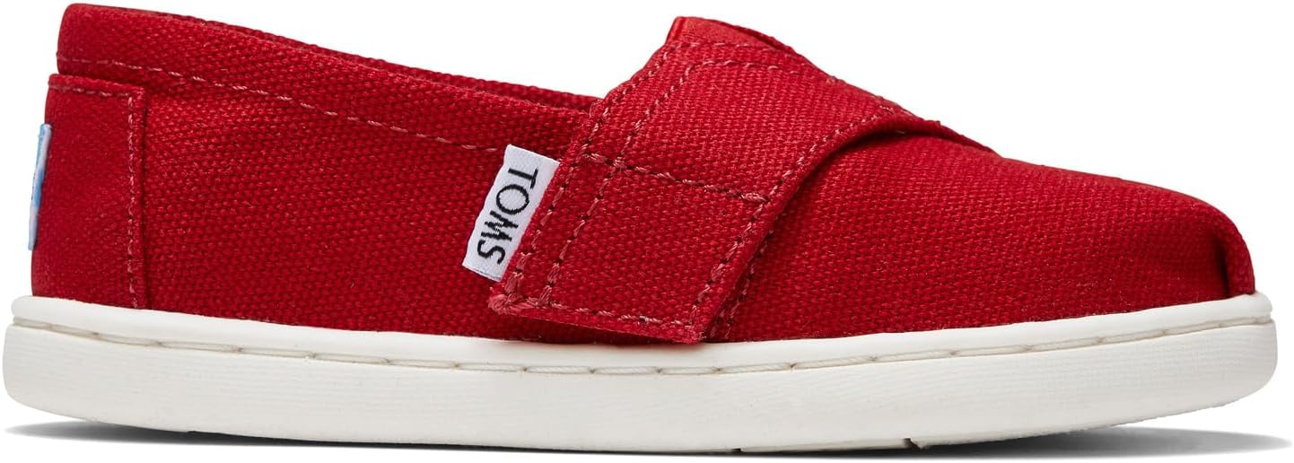 TOMS Womens Alpargata - Black 2 Infant Red