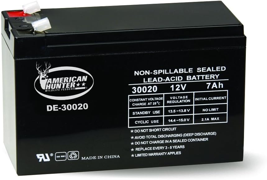 American Hunter Rechargeable Battery 30020 12 Volt Lead Acid 7 Ah