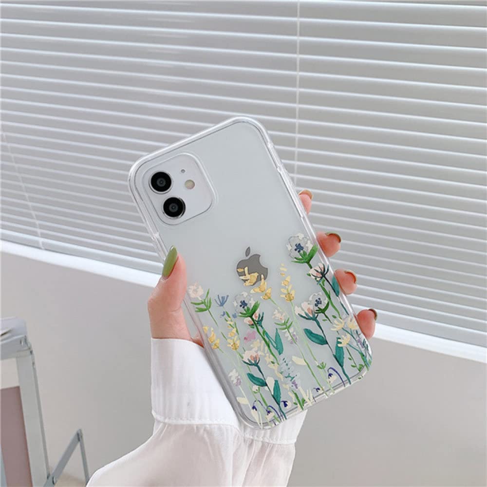 Coque fleur iPhone 13 Pro Max : protection silicone transparente - 4
