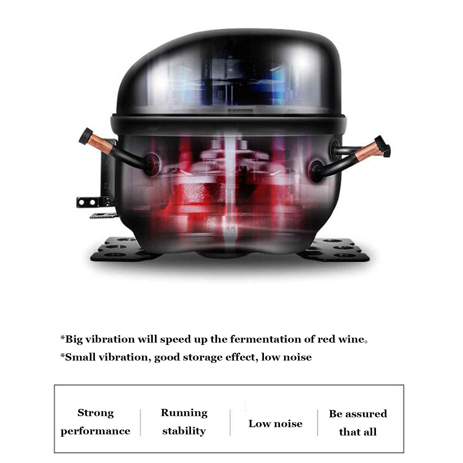 JKSVTF Red Wine Warmer,Beverage Refrigerator and Cooler Outdoor Drinks Cooler Fridge 4°C~22°CConstant Temperature Storage Compressor Fridge Can Hold: 12 Bottles on Fridge.com