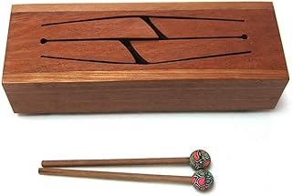 Mahogany Wood Tongue Drum Slit Tongue Log Drum With Mallets 4 Notes, PROFESSIONAL SOUND/QUALITY - JIVE BRAND