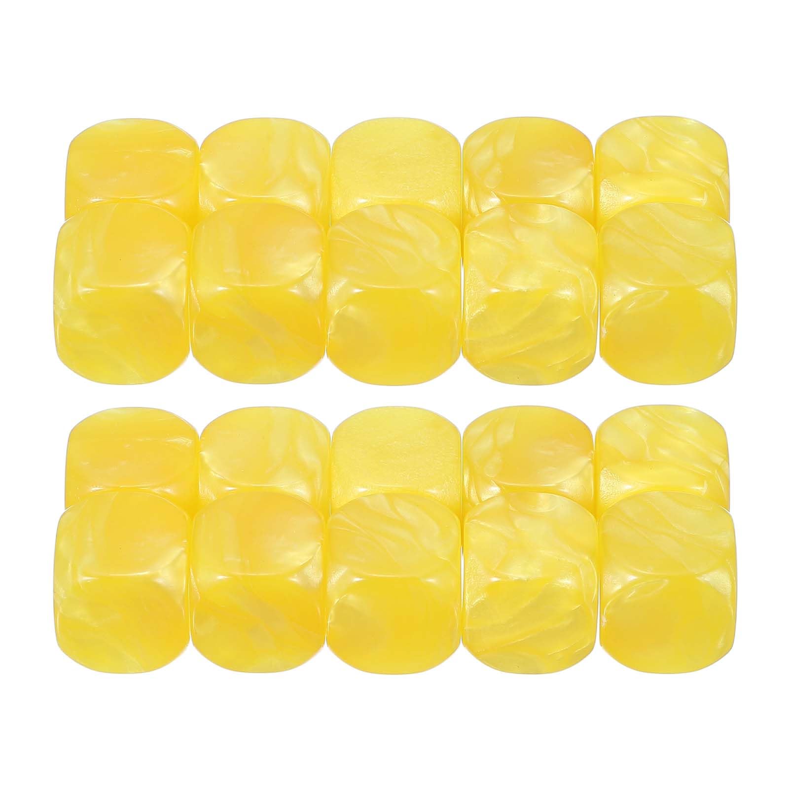 PATIKIL 16 mm Acrylic Dice Blank