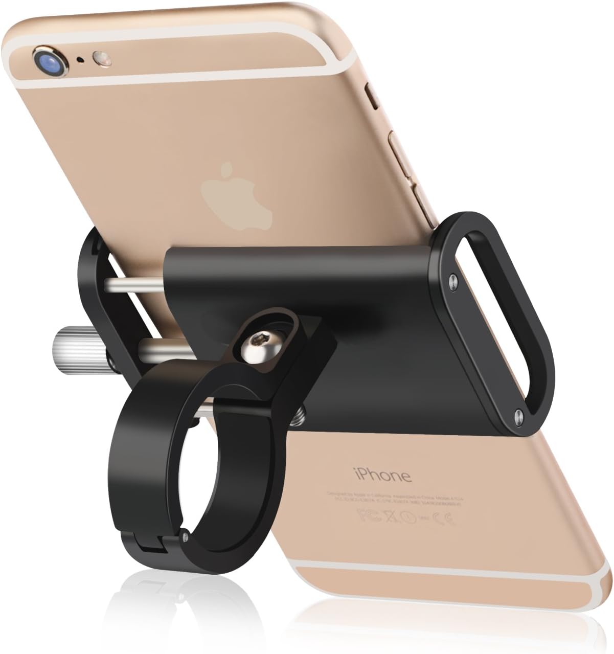 Vive Comb Bike Mount, Universal Cell Phone Bicycle Holder Full Aluminum Manufacturing Secure Cradle with Silicone Pad for iPhone 7 6S 6 SE 5S, Galaxy S7 S6 and most Mobile Phones