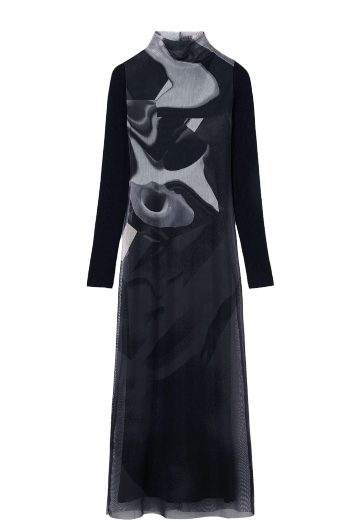 Desigual Womens Woman Knit Dress Long Sleeve