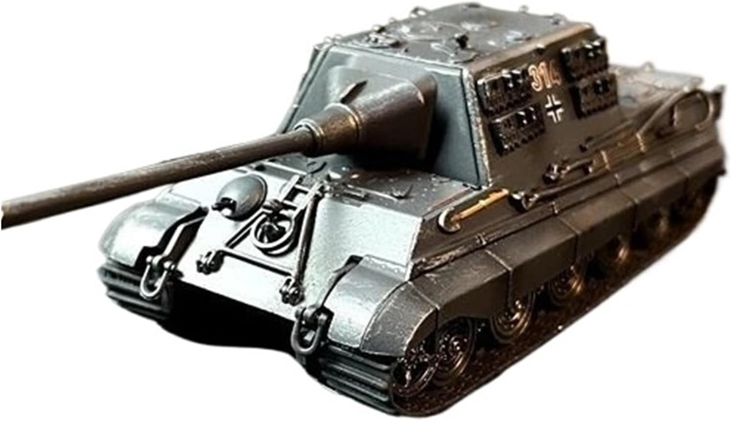 Realistic Tank 1:72 Scale for German Tiger JAGDTIGER 1945 Tank Model Kit Static Die Casting Collectible Ornaments Static Tank Model