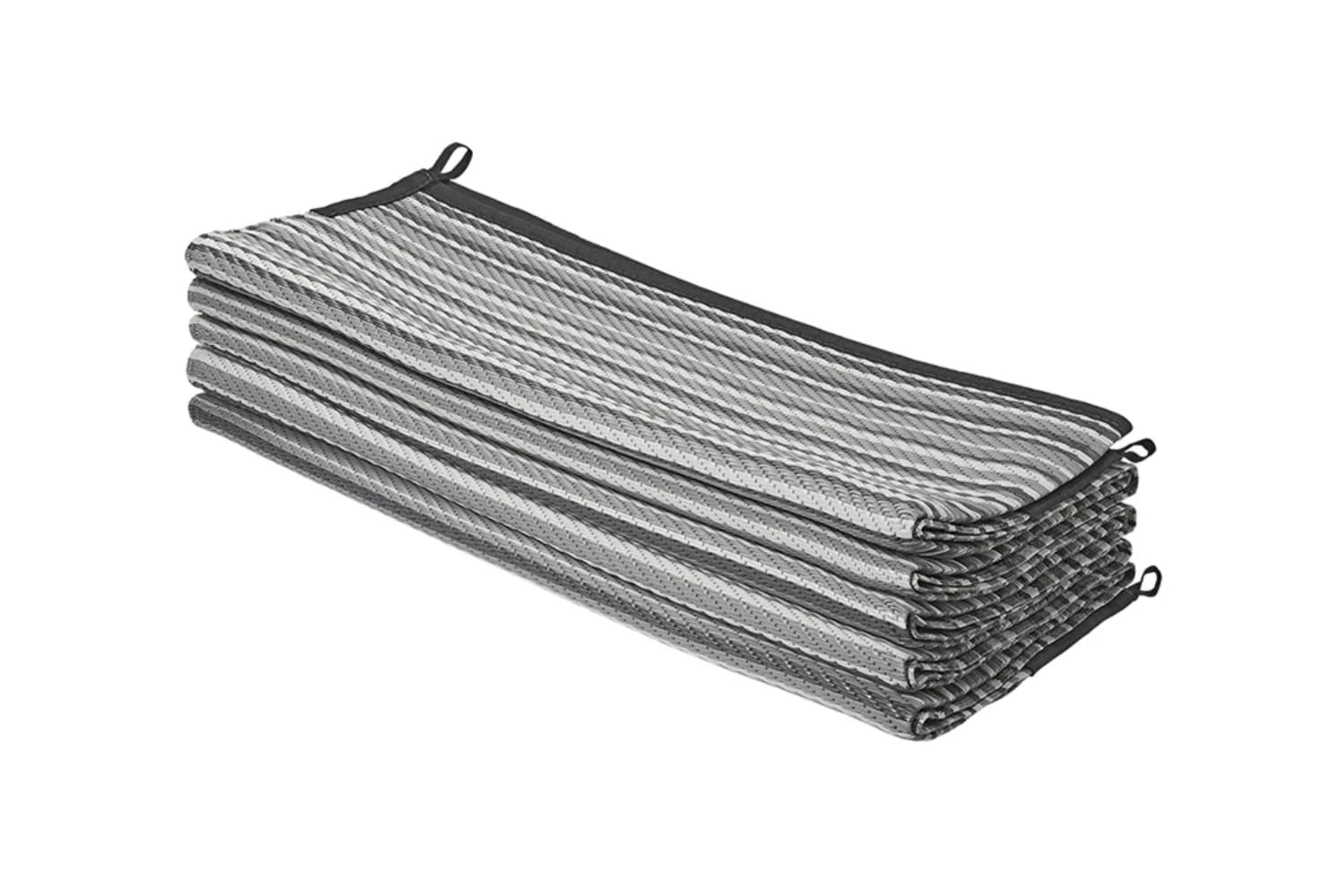 ProPlus 361780V02 Patio Matte 2,50 x 4,00m beidseitig verwendbar Vorzelt | Atmungsaktives Polypropylen mit Heringschlaufen für Wohnmobil, Zelt und Garten. Schützt Gras und isoliert vor Bodenkälte.