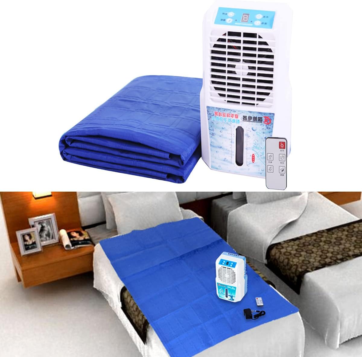Bed Cooling System with Temperature Control and Timer for Hot Sleepers - Advanced Cooling Technology for Bedrooms and Apartments
