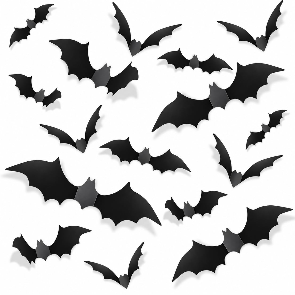 Halloween Bat Wall Stickers - Spooky Decor -1 Halloween Bat Wall Stickers - Spooky Decor -1