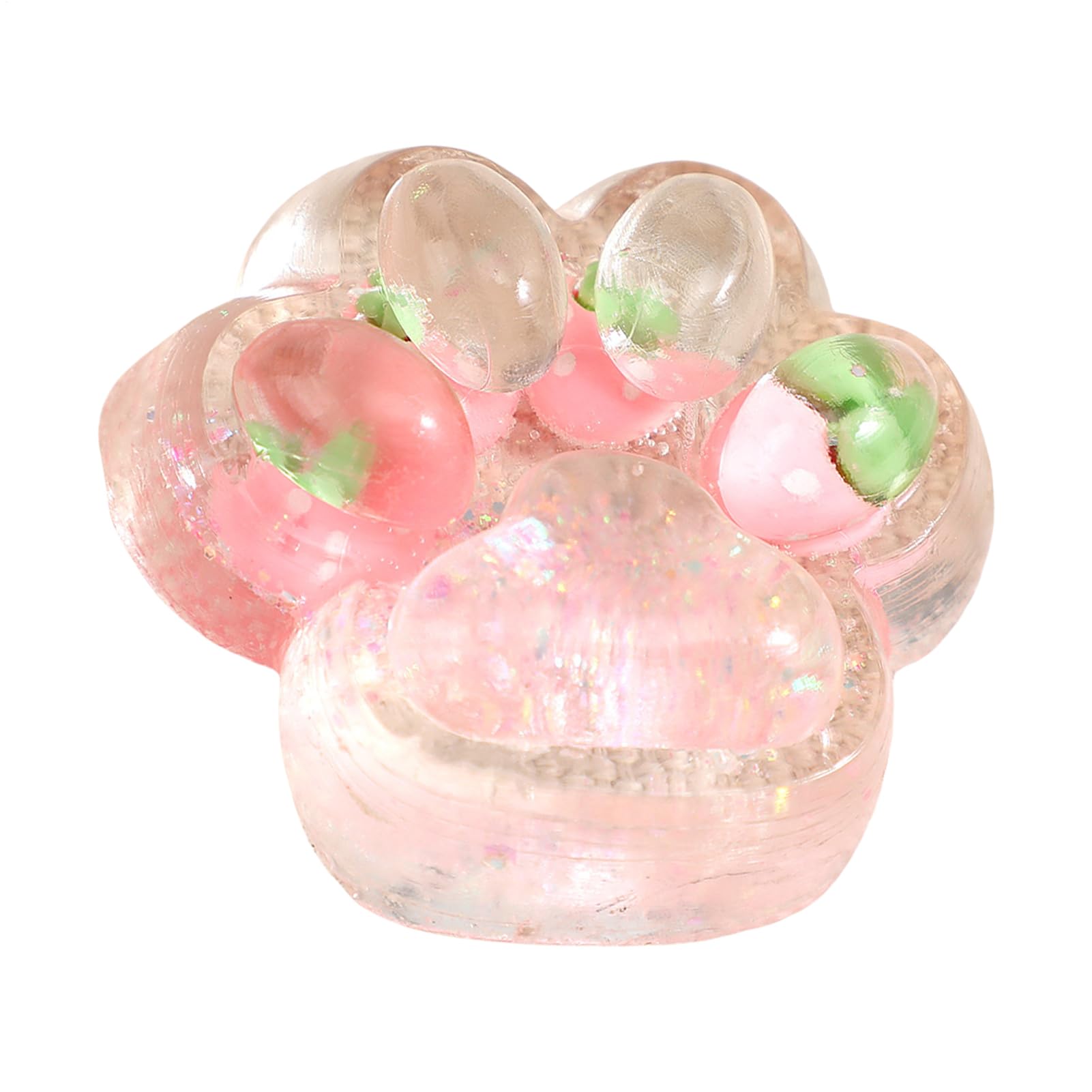 Squishy Cat Paw Squeeze Toys - Cat Paw Fidget Toys Cat Paw Squishy Toys Cat Claw Squeeze Toys Cute Squishy Fidget Toys Fuzzy Cat Paw Squeeze For Boys Girls Birthday Party gi fts