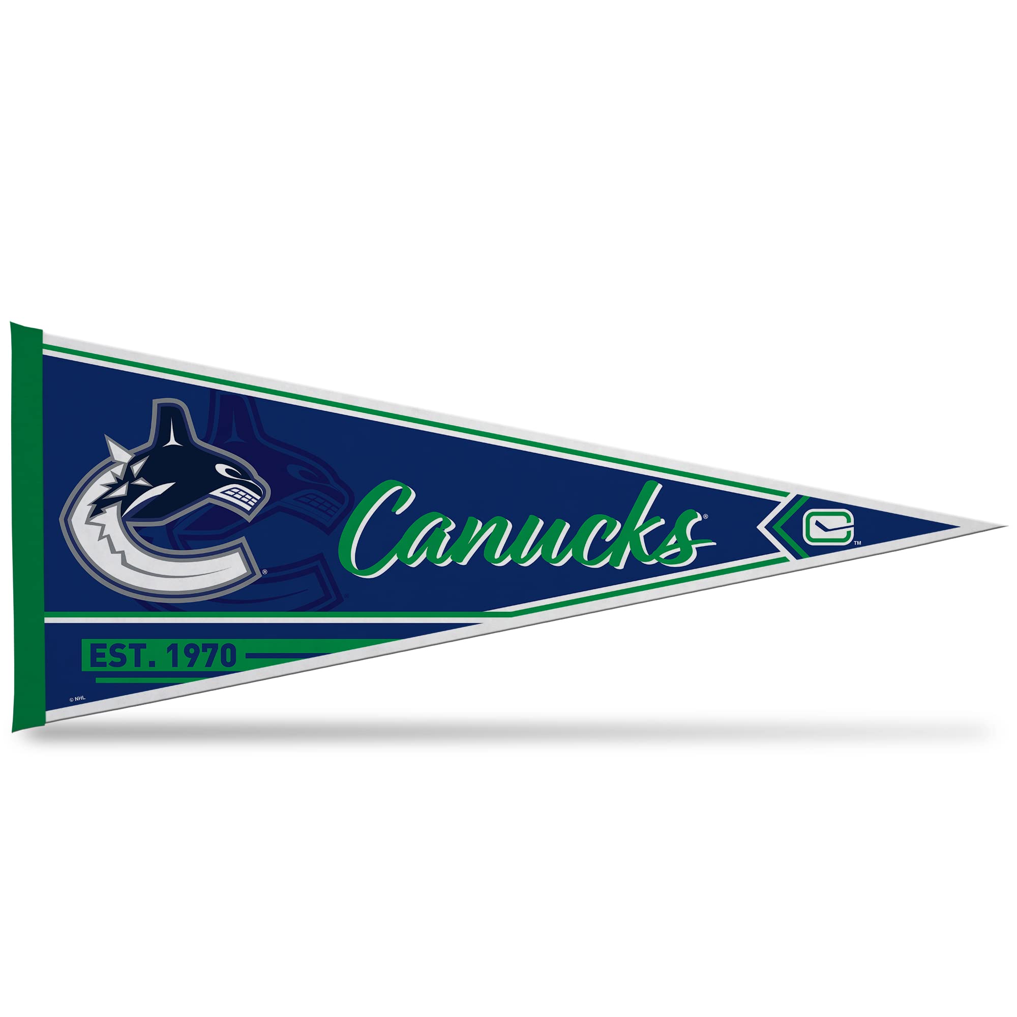 Rico Industries NHL Hockey 12" x 30" Felt Wall Décor Pennant - Great for Home/Bed Room/Man Cave Décor