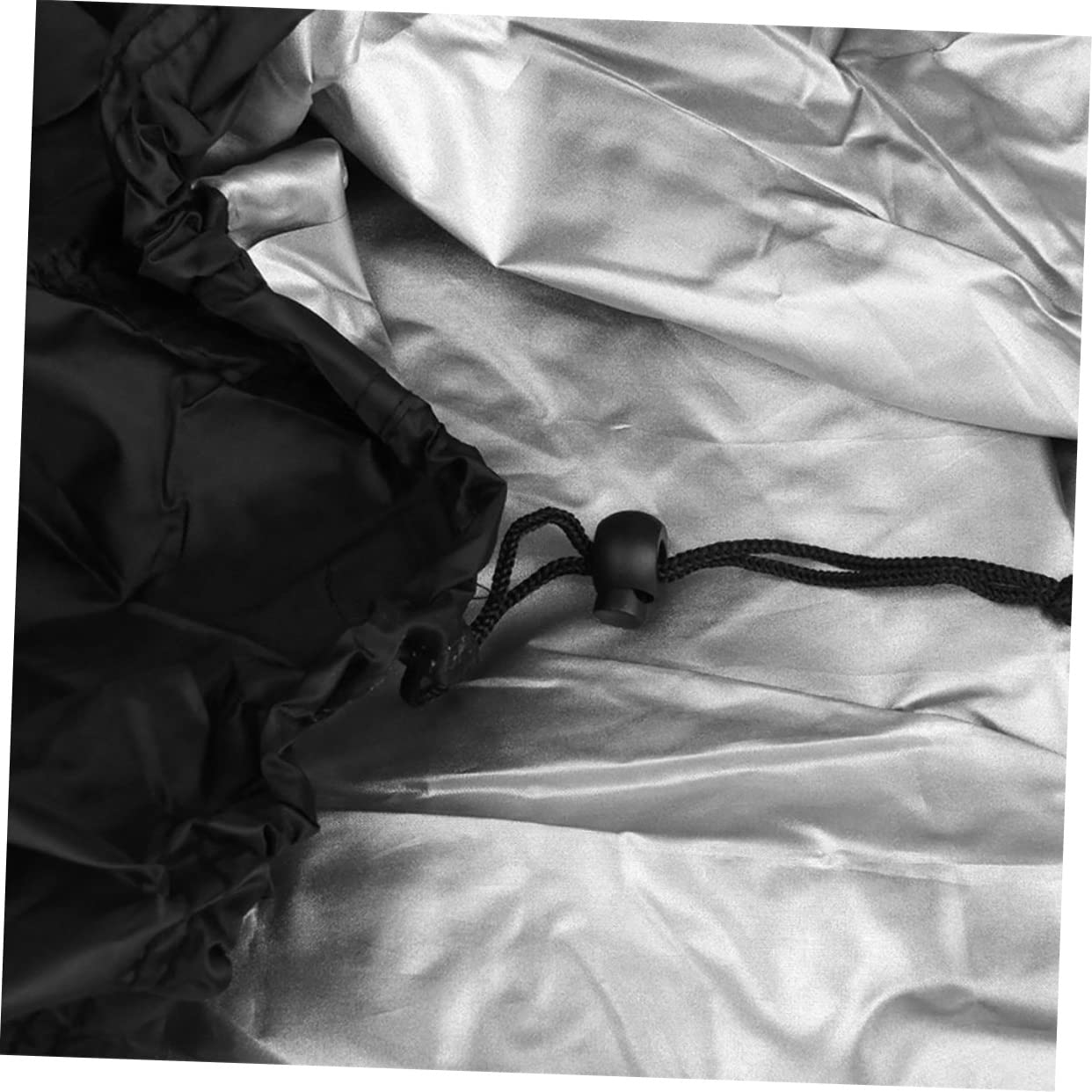 Gogogmee 1pc Deck Chair Cover Durable Oxford Protector for Outdoor Garden Balcony Black Shield Against Dirt Sun Rain Mild for Furniture Care