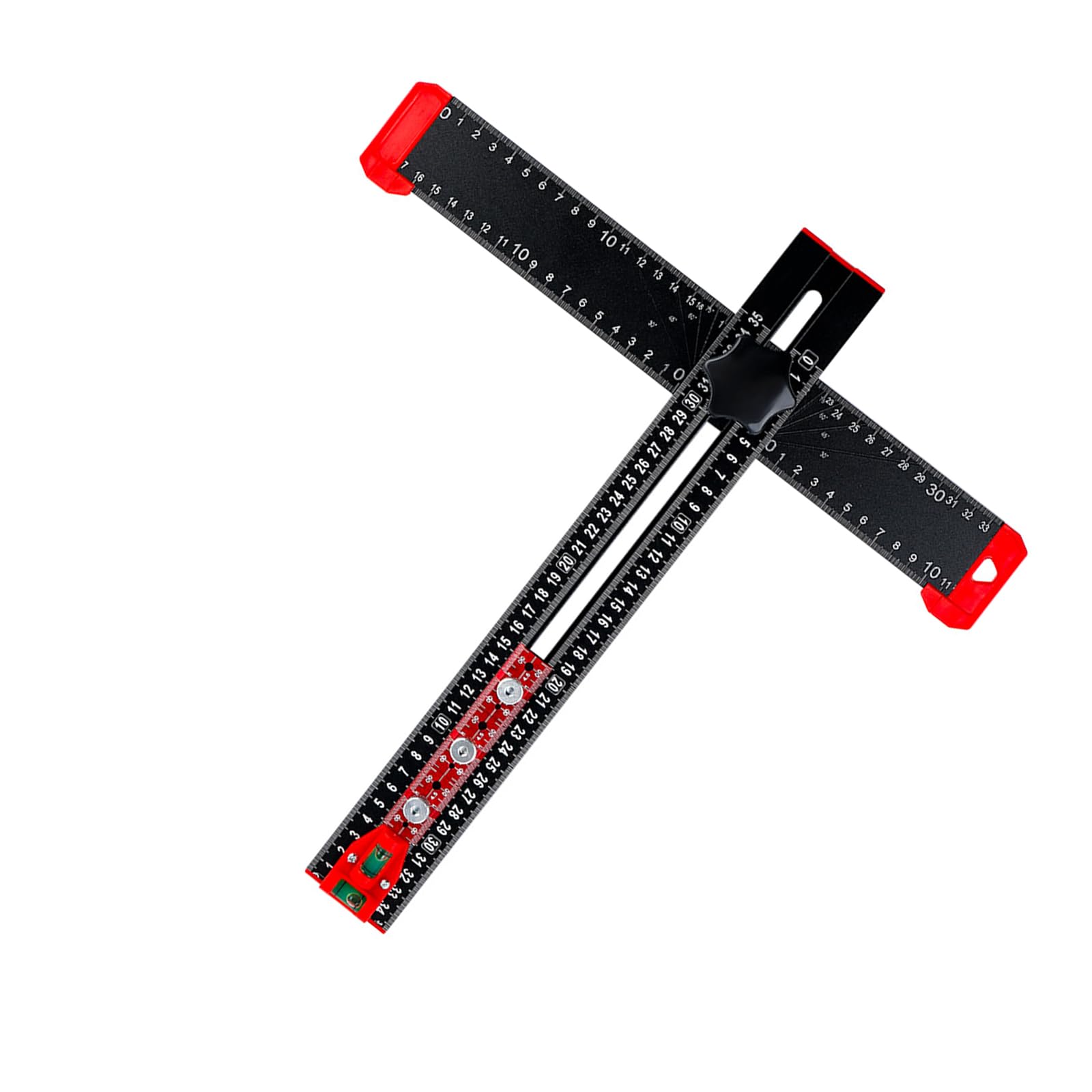 Jiingekk Multifunctional T Square Drilling Format For Accurate Hole Positioning And Corner Marking In Carpentry Applications Constructed Of Aluminum Alloy Drilling Positioning Measure